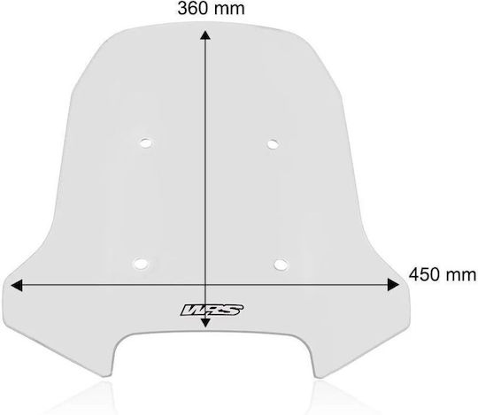 Dark Tinted Windshield Cf Moto 450 Mt Wrs Sport