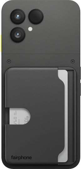 Fairphone Card Holder Fairphone 6 Modular Plastic 3 Cards Black