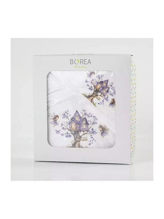 Borea Set of baby towels 2pcs White 30 cmx50cm