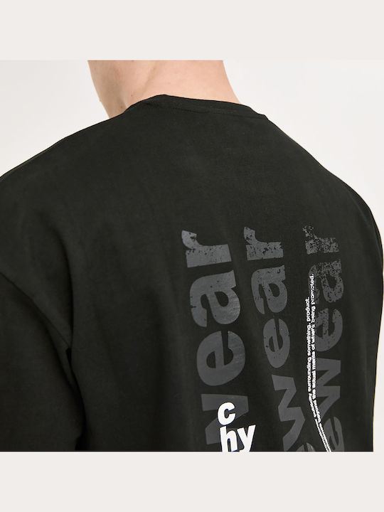 T-shirt Μαύρο