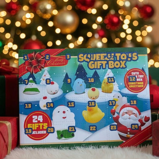 Calendar Advent Jucării Squishy