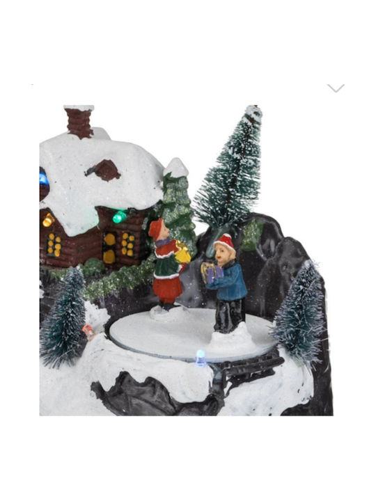 Christmas Illuminated Decorative with Music and Movement 17x13x11cm.
