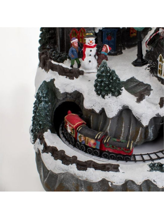 Weihnachts- Beleuchtete Dekorative Darstellung mit Musik und Bewegung 50x37x30cm