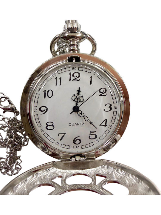Giovani Rossi Men's Watch Pocket Battery Silver