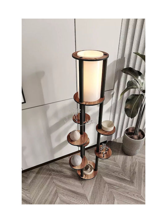 SteweHome Stehlampe Modernes Design Mdf – 6 Regale