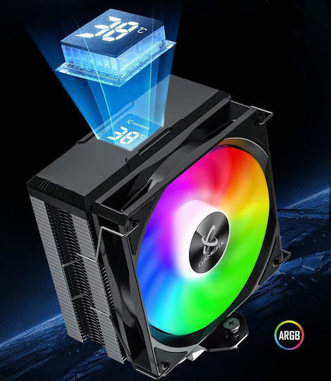 Power Train Z-6000 CPU Kühlung für Socket AM4 / AM5 mit ARGB Beleuchtung Schwarz
