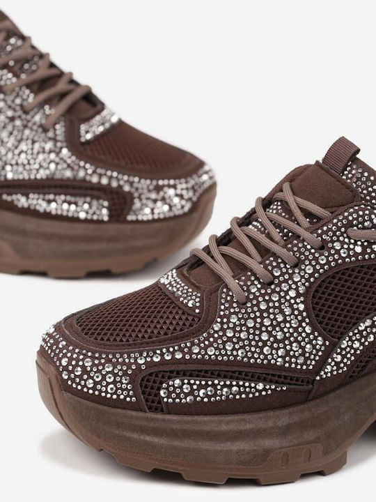 Γυναικεία Sneakers Καφέ