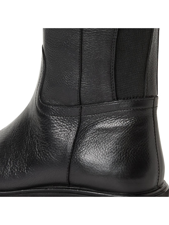 Leather Women's Riding Boots Black