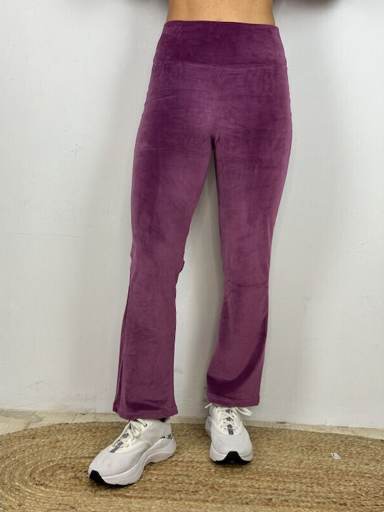 Sweatpants Set Velvet Pink