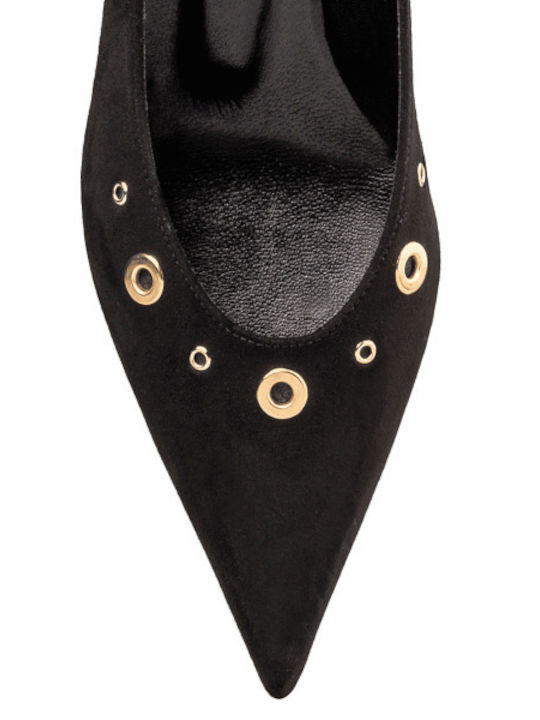 Black Medium Heels