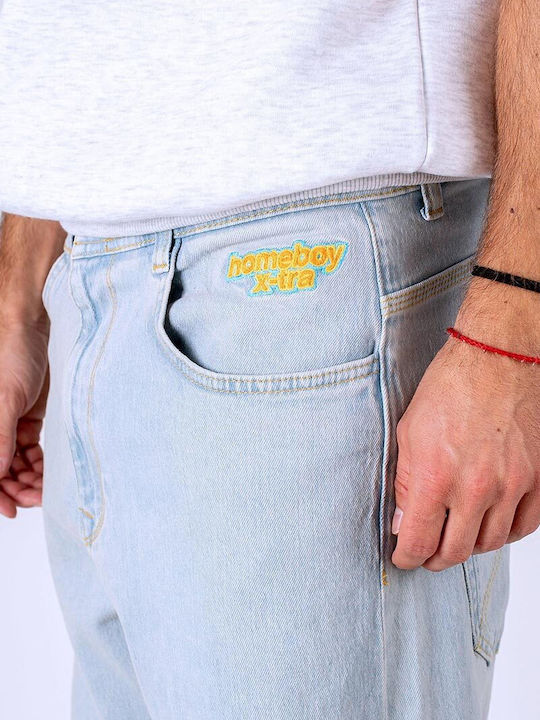X-tra Herren Jeanshose mit Entspannt Baggy Anwendung Blau
