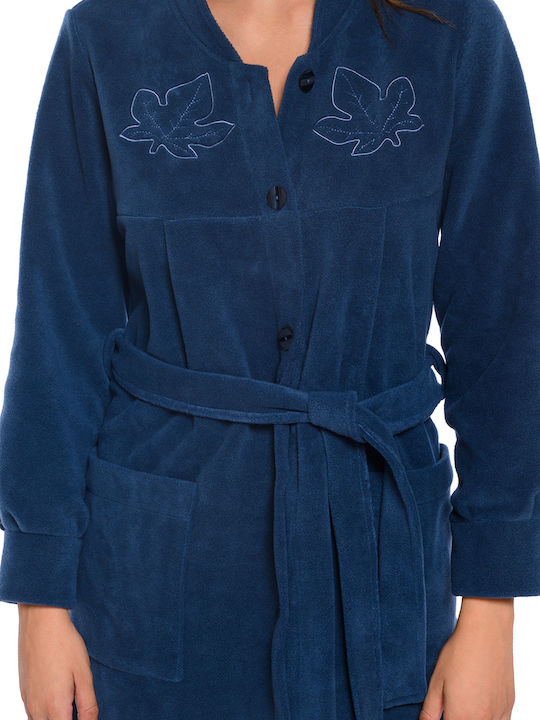 Clio Lingerie Pentru Femei Halat Blue