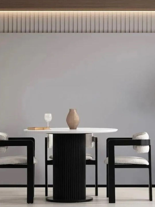 Masă De Dining 4 Scaune Design Modern 90x90cm