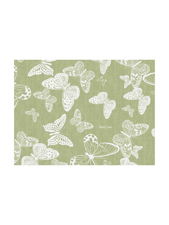 Saint Clair Placemats Tesatura Verde 45x33cm 1buc Saint Clair Placemats Tesatura Verde 45x33cm 1buc