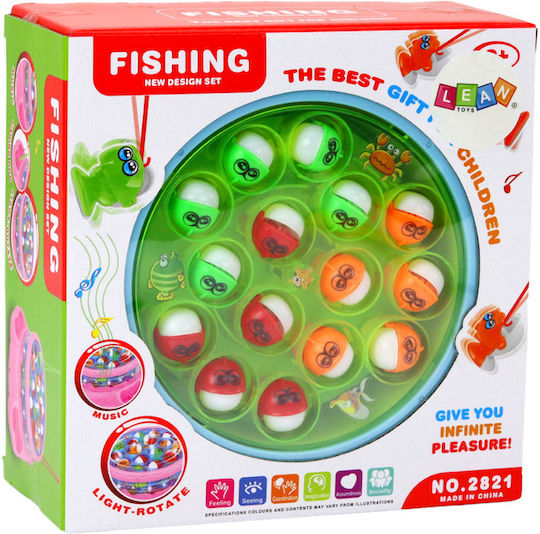 Lean Toys Joc interactiv de pescuit