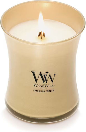 Aromatische Holzkerze mit Holzdocht Medium Precious Metals Sparkling Pomelo
