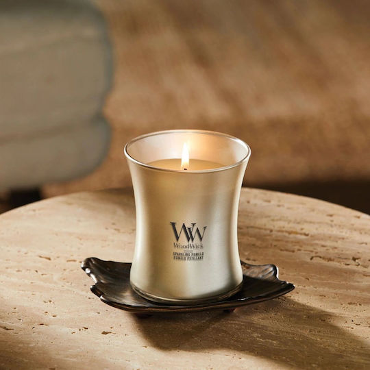 Aromatische Holzkerze mit Holzdocht Medium Precious Metals Sparkling Pomelo