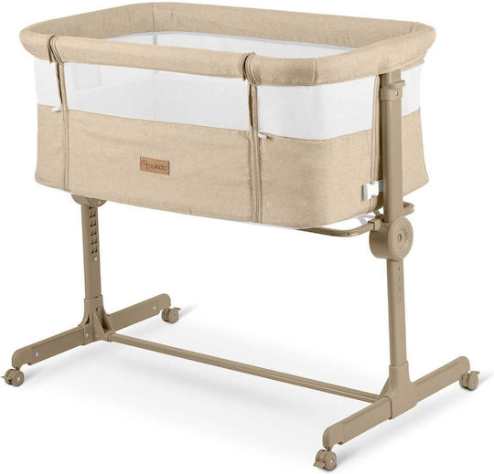 Nukido Cradle Playpen with Mattress and Wheels Beige