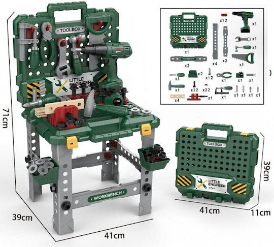 Martin Toys Kinderwerkzeug für 3+ Jahre 98Stück