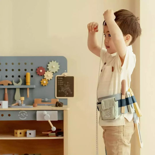 Little Dutch Handyman Belt with Wooden Tools for Ages 3+