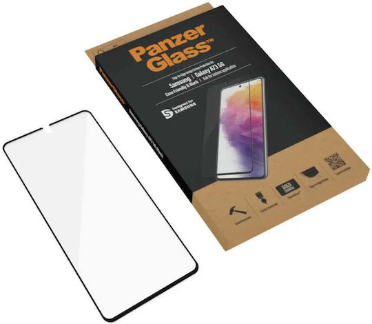 PanzerGlass Case Friendly Full Face Tempered Glass Black (Galaxy A73)
