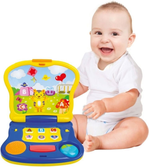 Smily Play Βρεφικό Laptop-Tablet My First Tiger Laptop με Μουσική, Φως και Ήχους