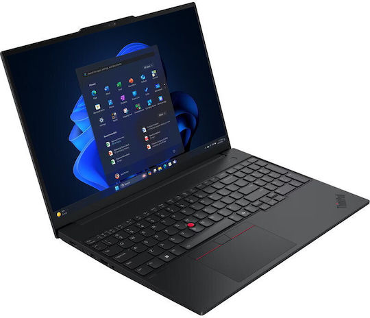 Lenovo ThinkPad E16 Gen 3 16" IPS FHD+ (Nucleu 7-240H/16GB/512GB SSD/W11 Pro) Negru (Tastatură Engleză Internațională)