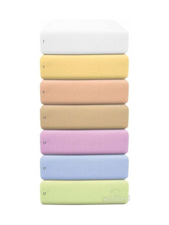 Matex Baby Sheet Crib Flannel Fitted Beige 60x120cm
