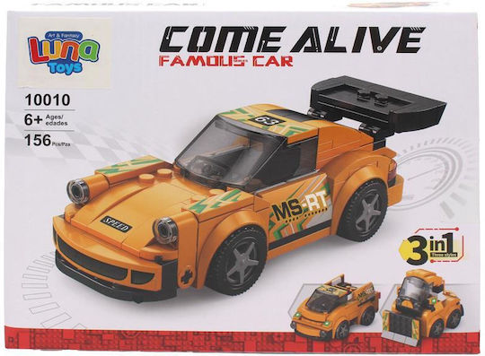 Luna Transform 3 in 1 Vehicle Building Blocks Set for 6+ Years 8 Pieces