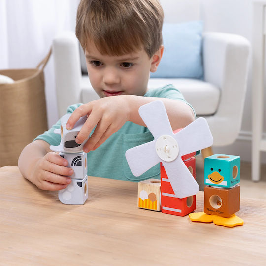 Melissa & Doug Блокчета Bloackables: Farm Friends