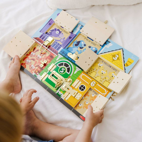 Melissa & Doug Blocuri Educaționale Bloackables: Latches