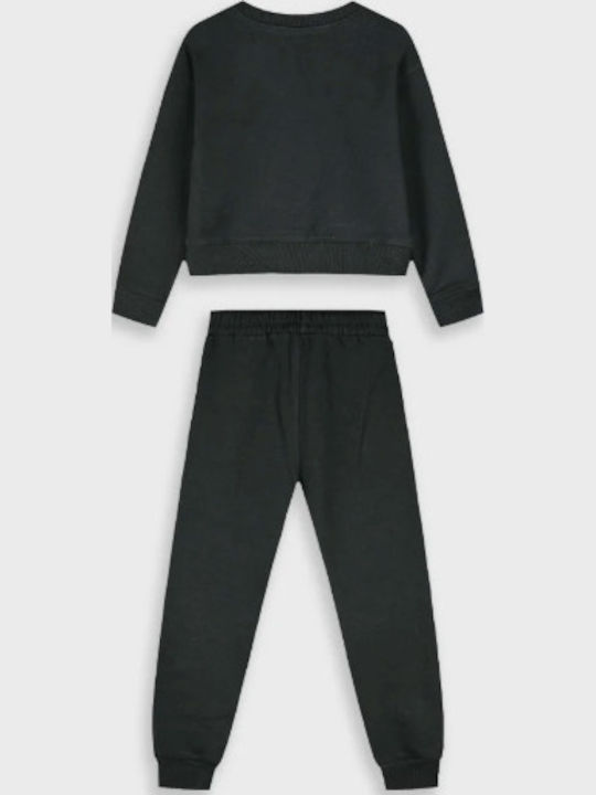 Kids Sweatpants Set Black 2pcs