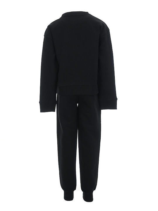 Kids Sweatpants Set Black 2pcs