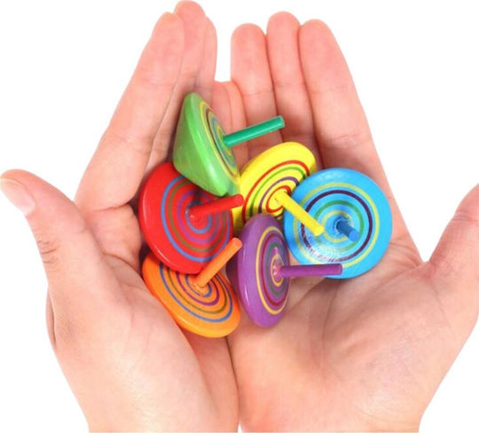 Lean Toys Ξύλινη Σβούρα