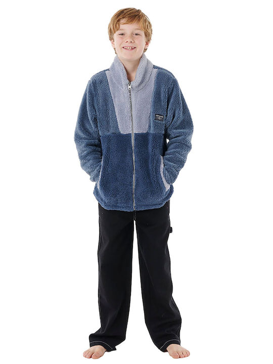 Kinderstrickjacke Blau