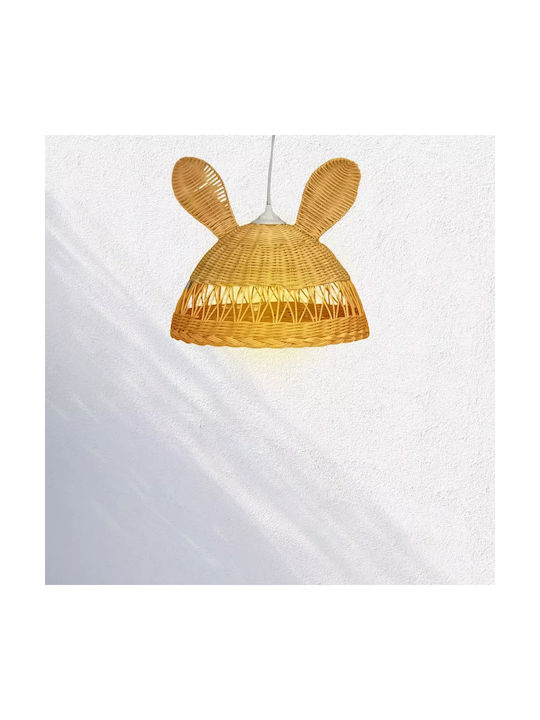 Lumini De Tavan Iepuraș Rattan Bambus