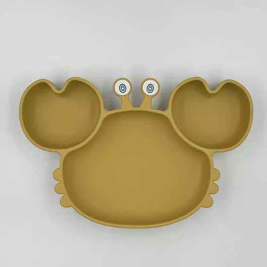 Pandaboo Baby Food Plate made of Silicone Pink