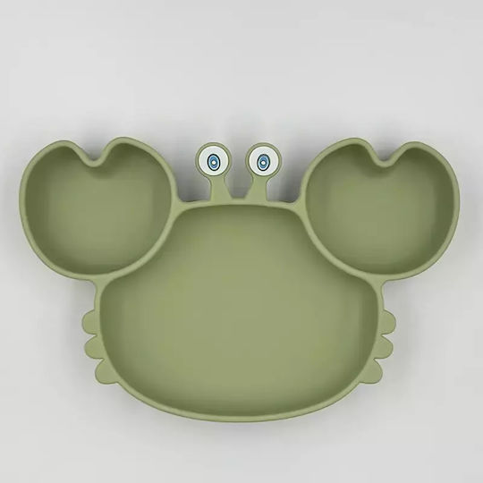 Pandaboo Baby Food Plate made of Silicone Pink