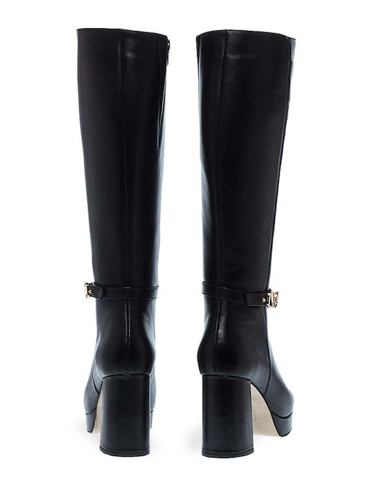 Leather Women's Boots Black