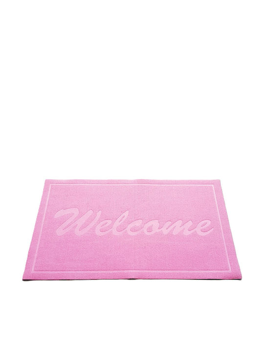 Kotonia Home Covor de Intrare Antiderapant Roz 75x45buc
