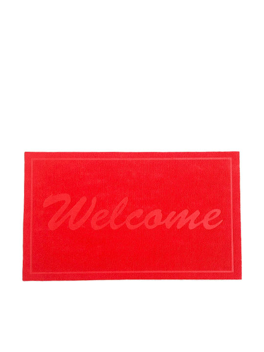 Kotonia Home Covor de Intrare Antiderapant Roșu 75x45buc