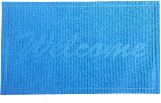 Kotonia Home Covor de Intrare Antiderapant Turcoaz 75x45buc