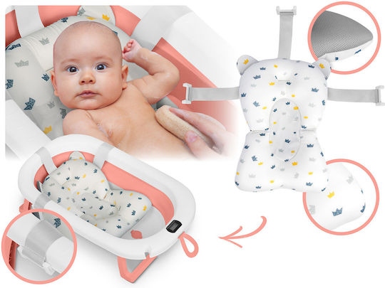 Ricokids Foldable Baby Bath with Thermometer White