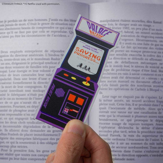 Stranger Things Bookmark Arcade Metal