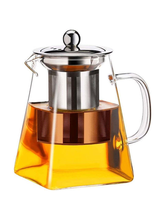 Teapot with Filter Glass Transparent 700ml