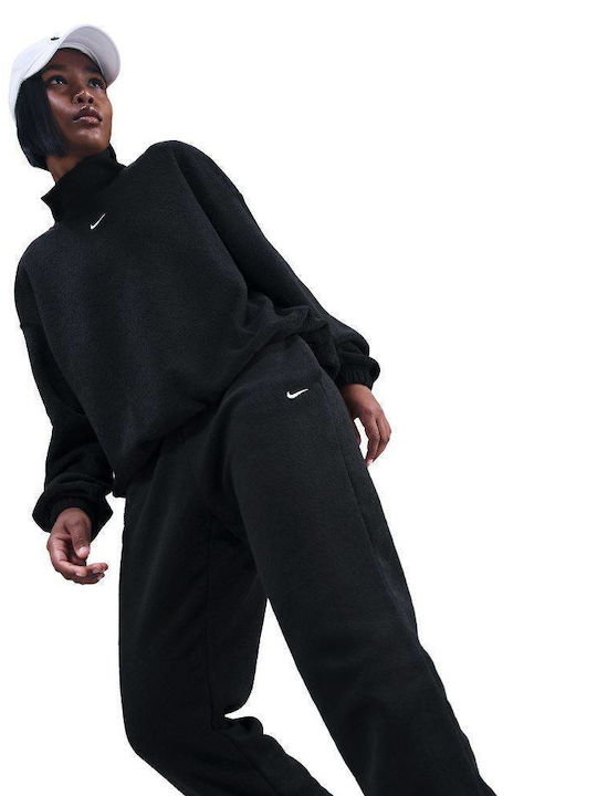 Sweatpants Jogger Fleece Black / Sail