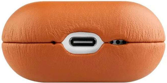 Fixed Podsleather Θήκη Δερμάτινη σε Καφέ χρώμα για Apple AirPods 4