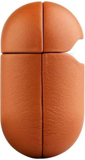 Fixed Podsleather Θήκη Δερμάτινη σε Καφέ χρώμα για Apple AirPods 4