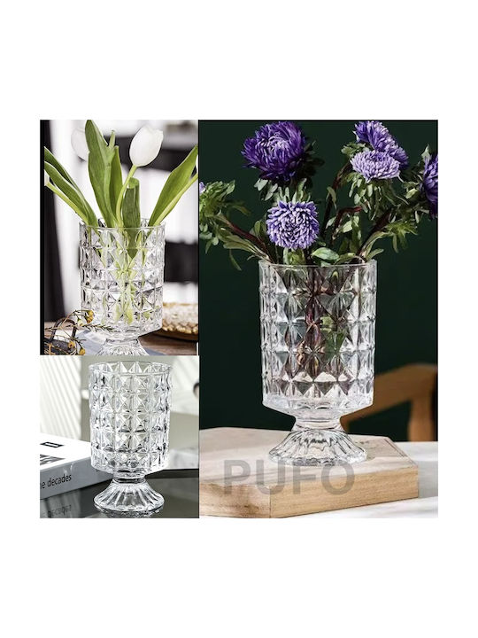 Διακοσμητικό Βάζο Glas Transparent 18cm 1Stück