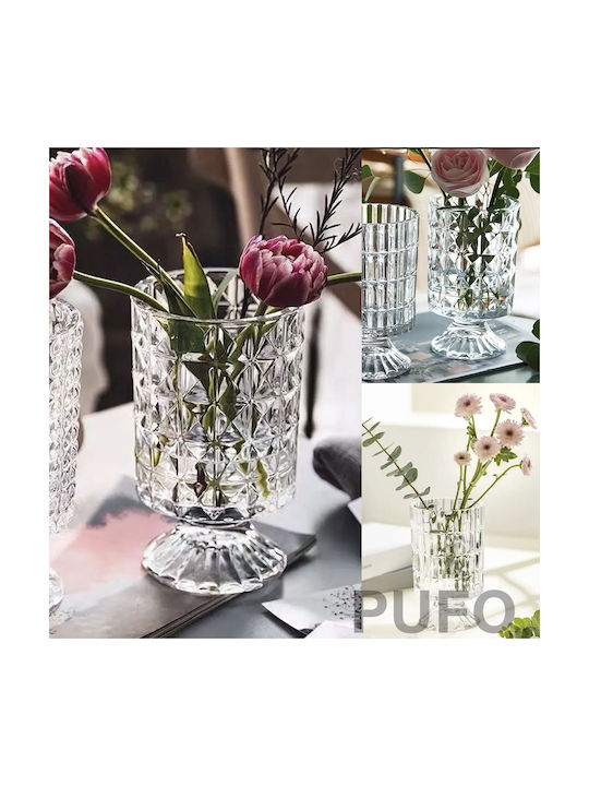 Διακοσμητικό Βάζο Glas Transparent 18cm 1Stück